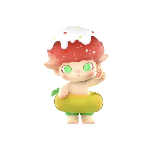 POP MART Dimoo Манго Грейпфрут Прозрачный Слепой Бокс на Карточке 100% 7,3 см