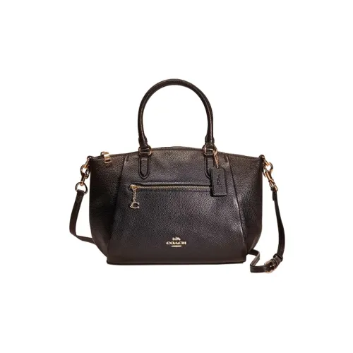 COACH Elise Кожа Сумка Средний Женский Черный