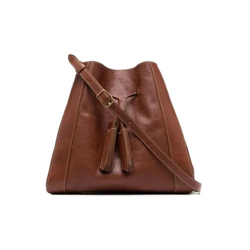 Mulberry Кожа Сумка через плечо Сумка на плечо Женская Коричневая