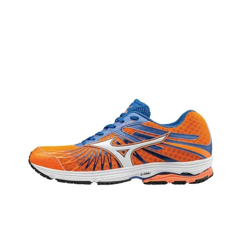 Mizuno Wave Sayonara 4 Wave Sayonara 4 Устойчивый к истиранию Дышащие Низкие Беговые кроссовки Оранжевый синий