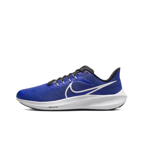 Nike Air Zoom Pegasus 39 Дышащий Покрытие Поддержка Низкий Топ Беговые кроссовки Мужской Синий