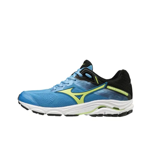 Mizuno Inspire 15 Wave Inspire 15 Противоскользящие Устойчивые к истиранию Низкий Топ Беговые кроссовки Синий Черный Зеленый