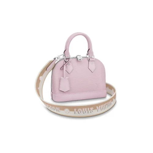 LOUIS VUITTON Alma BB Epi Коровья крупнозернистая текстура Сумка-купол Сумка на одно плечо Сумка через плечо Мини Женская Розовая