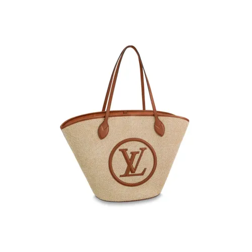 LOUIS VUITTON Коровья кожа BEACH BAG Сумка через плечо Стандартная Женская Карамель