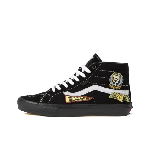 ELIJAH BERLE x VANS SK8 Decon High Топ Скейтборд Кроссовки Унисекс Черный