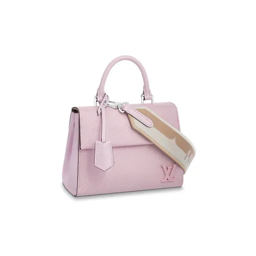 LOUIS VUITTON Cluny Epi Коровья кожа крупнозернистая Ручная сумка Сумка через плечо Мини Женская Розовая