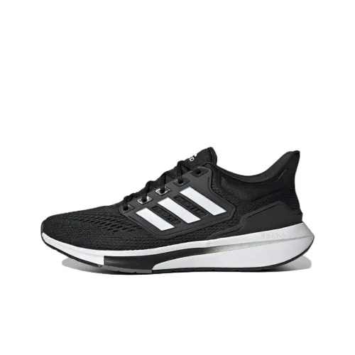 Adidas EQ21 Run Устойчивый к истиранию Дышащие Низкие Беговые кроссовки Мужские Черные