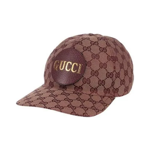 GUCCI Полиэстер Бейсболка Бургундского цвета Унисекс