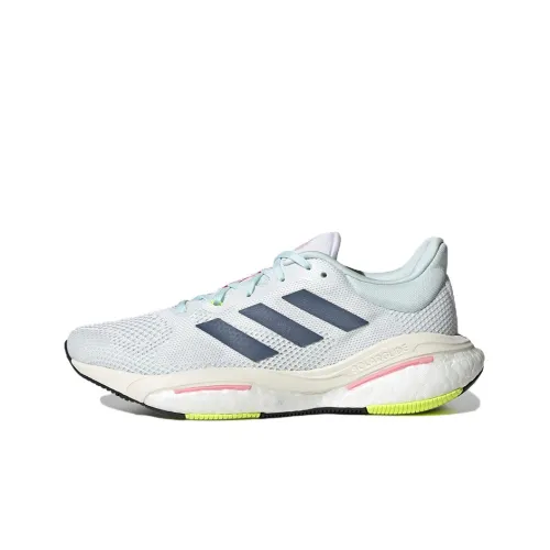 Adidas Slip-resistant Abrasion-resistant Breathable Low-top Casual Running Shoes Women's White Blue Adidas Противоскользящие Устойчивые к истиранию Дышащие Низкие кеды Повседневные Беговые кроссовки Женские Белые Синие