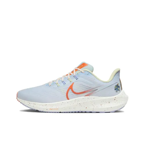 Nike Air Zoom Pegasus 39 Low Топ Беговые кроссовки Женские Светло-синие