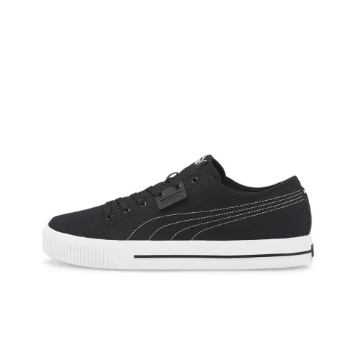PUMA Ever FS CV Low Топ Скейтборд Кроссовки Унисекс Черный Белый