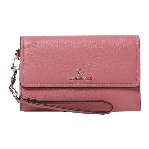 MICHAEL KORS MICHAEL KORS Luggage Collection Кожа Кошелек Женские Розовый