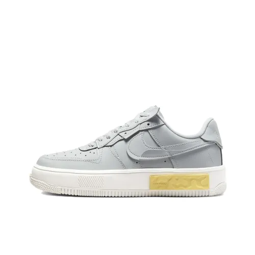 Nike Air Force 1 Fontanka противоскользящие устойчивые к истиранию легкие низкие скейтбординговые кроссовки женские серые