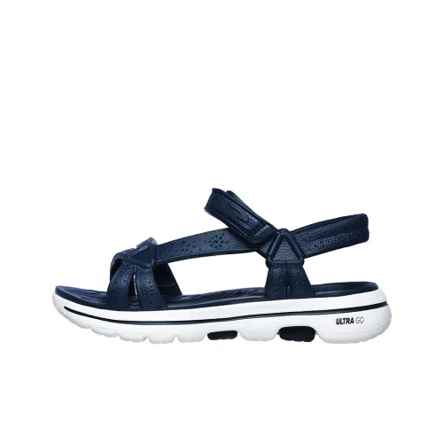 Skechers Go Walk 5 Tahiti Пляжные сандалии Женские Морской синий