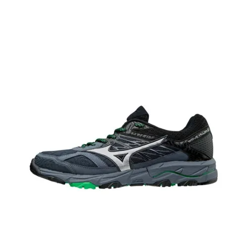 Mizuno Wave Mujin 5 Low Топ Беговые кроссовки Мужской Серый Зеленый