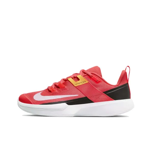 Nike Court Vapor Lite Low Топ Теннисные Кроссовки Женские Красный Черный