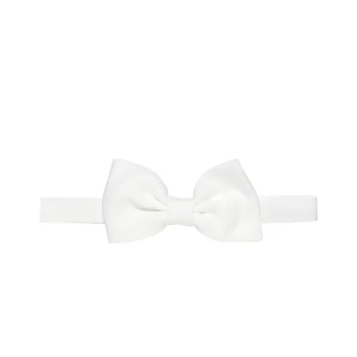 Tagliatore Полиэстер Bow Tie Белый Мужской