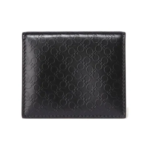 Ferragamo Кошелек из коровьей кожи мужской черный