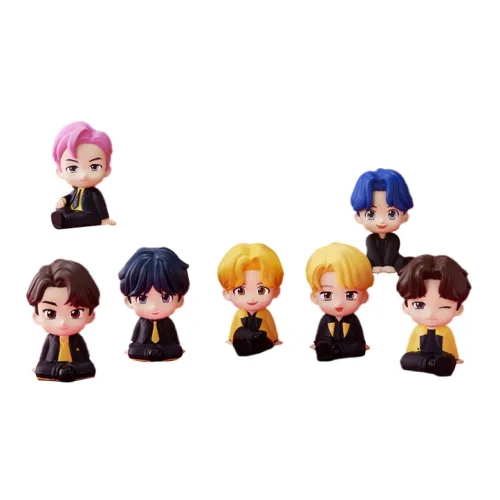 BANDAI Relacot Коллекция Tiny Коричневый Масло Счастливый Draw Полный комплект из 7 предметов