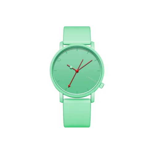 Lawrence Li Кварцевый механизм силиконовый ремешок унисекс зеленый циферблат