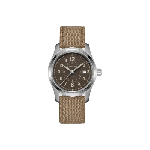 HAMILTON Автоматический Механический Часы Мужские Khaki Field Series 42 мм Кофейного Цвета