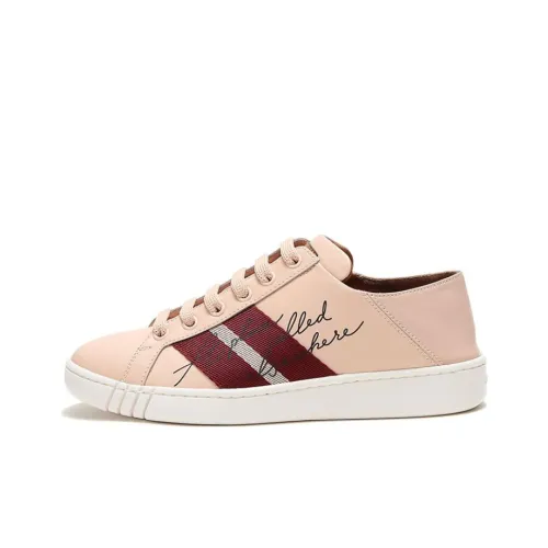 BALLY Низкий топ Скейтборд Кроссовки Женские Нюдово-розовый