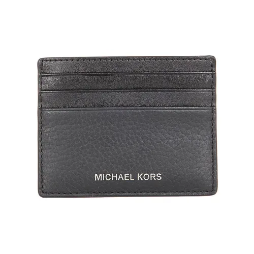 MICHAEL KORS Мужской кожаный держатель для карт черный
