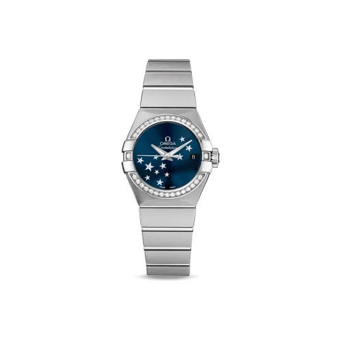 OMEGA Автоматический Механический Movement Женские Constellation Collection Часы 27 мм Синие