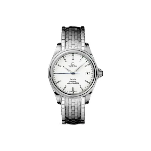 OMEGA Автоматический Механический Movement Унисекс Часы 35 мм Белые