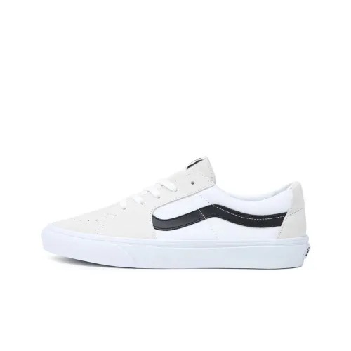 Vans SK8 Износостойкий и Легкий Низкий Топ Кроссовки для скейтбординга Унисекс Белый Черный