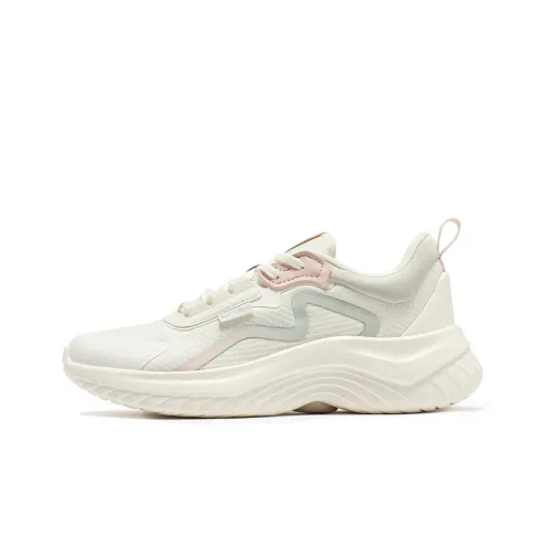 361° NFO Амортизация And Дышащий Низкий Топ Беговые кроссовки Женские Белый Зеленый