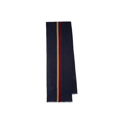 Paul Smith Wool Knit Шарфы Темно-синий Мужской