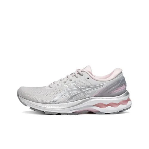 Asics Gel Kayano 27 Low Top Марафон Беговые кроссовки Женские Туманно-серый