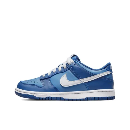 Nike Dunk Slip-Resistant Abrasion-Resistant Lightweight Low-Top Skateboard Shoes Women's Blue White Найк Dunk противоскользящие устойчивые к истиранию легкие низкие кеды для скейтбординга женские синие белые