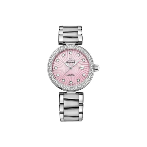 OMEGA Автоматический Механический Movement Женские Часы 34 мм Розовые