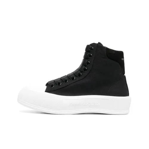Alexander McQueen Tread Slick High Top Кеды Женские Черные
