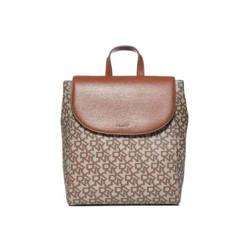 DKNY Рюкзак из ПВХ (поливинилхлорид) Женский Коричневый и Бежевый