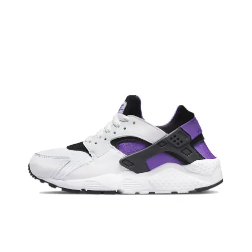 Nike Huarache Run Амортизаторы Shock противоскользящие устойчивые к истиранию низкий топ повседневная беговая обувь женский белый фиолетовый