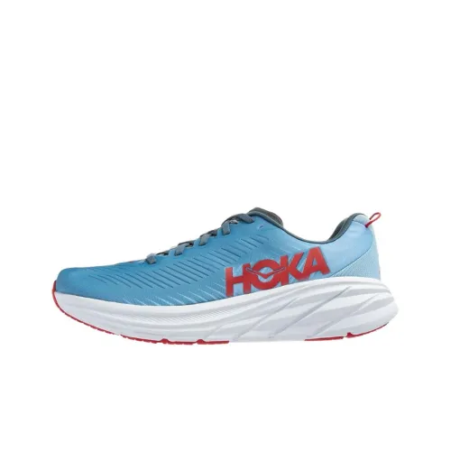 HOKA ONE ONE Rincon 3 Амортизирующие подошва Противоскользящие устойчивые к истиранию Низкий топ Беговые кроссовки Мужские Синие