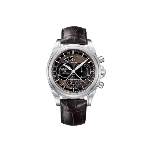 OMEGA Автоматический Механический Часы Мужские 44 мм Кофейный