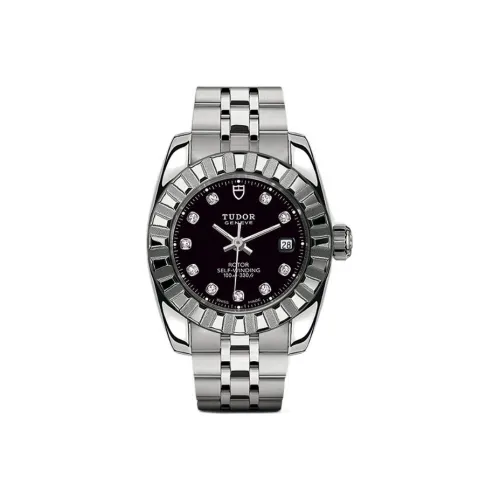 TUDOR Classic Collection Автоматический Механический Механизм Женские Часы 28 мм Черный Циферблат