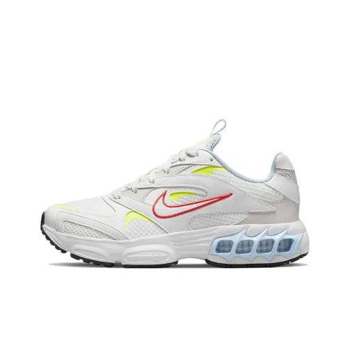 Nike Zoom Air Fire Шокабойеры Противоскользящие Устойчивые к истиранию Низкий Топ Беговые кроссовки Женские Белые