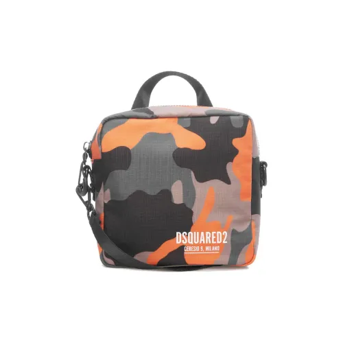 DSQUARED 2 Съемный ремешок Сумка через плечо Стандартная Мужская Оранжевый Серый Черный