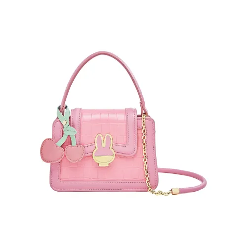 MIFFY ПУ (полиуретан) Маленькая квадратная сумка сумка через плечо сумка на плечо обычная женская белый розовый красный