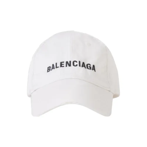 Бейсболка Balenciaga унисекс белого цвета