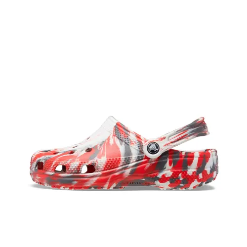 Crocs Classic Clog Sabo Унисекс Огонь Красный Белый
