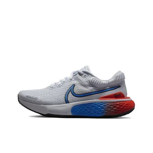 Nike Shock Absorbers Slip-Resistant Abrasion-Resistant Low-Top Беговые кроссовки Женские Серый Синий