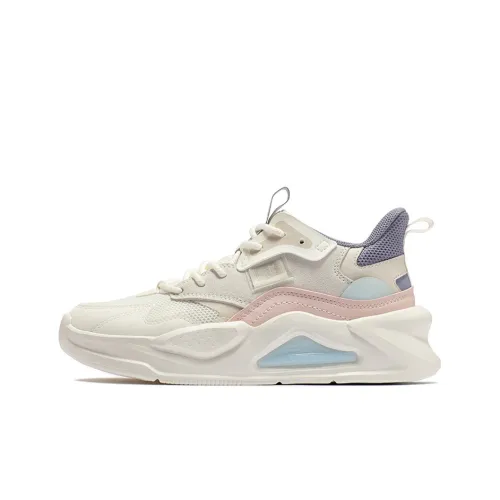 361° Jincheng Slip Resistant Low Top Спортивная повседневная обувь Женская Белая Розовая Фиолетовая