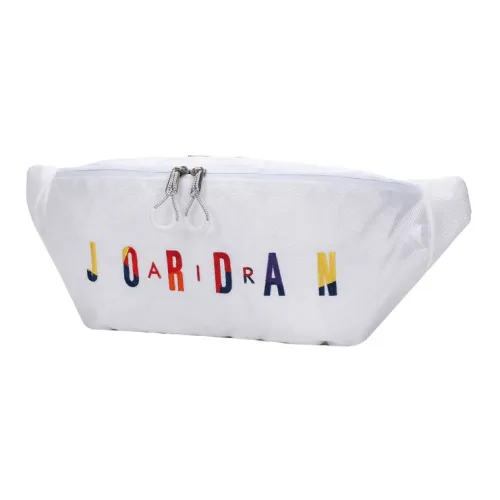 Джордан Полиэстер Сумка через плечо Бананка Обычный Унисекс Белый