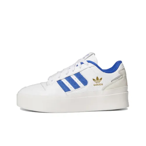 Adidas Originals FORUM Bonega Low Топ Кроссовки для скейтбординга Женские Белые Синие